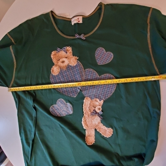 Vintage La Senza Lingerie Country Grandma Teddy Bear Night Gown NWT - Picture 8 of 9